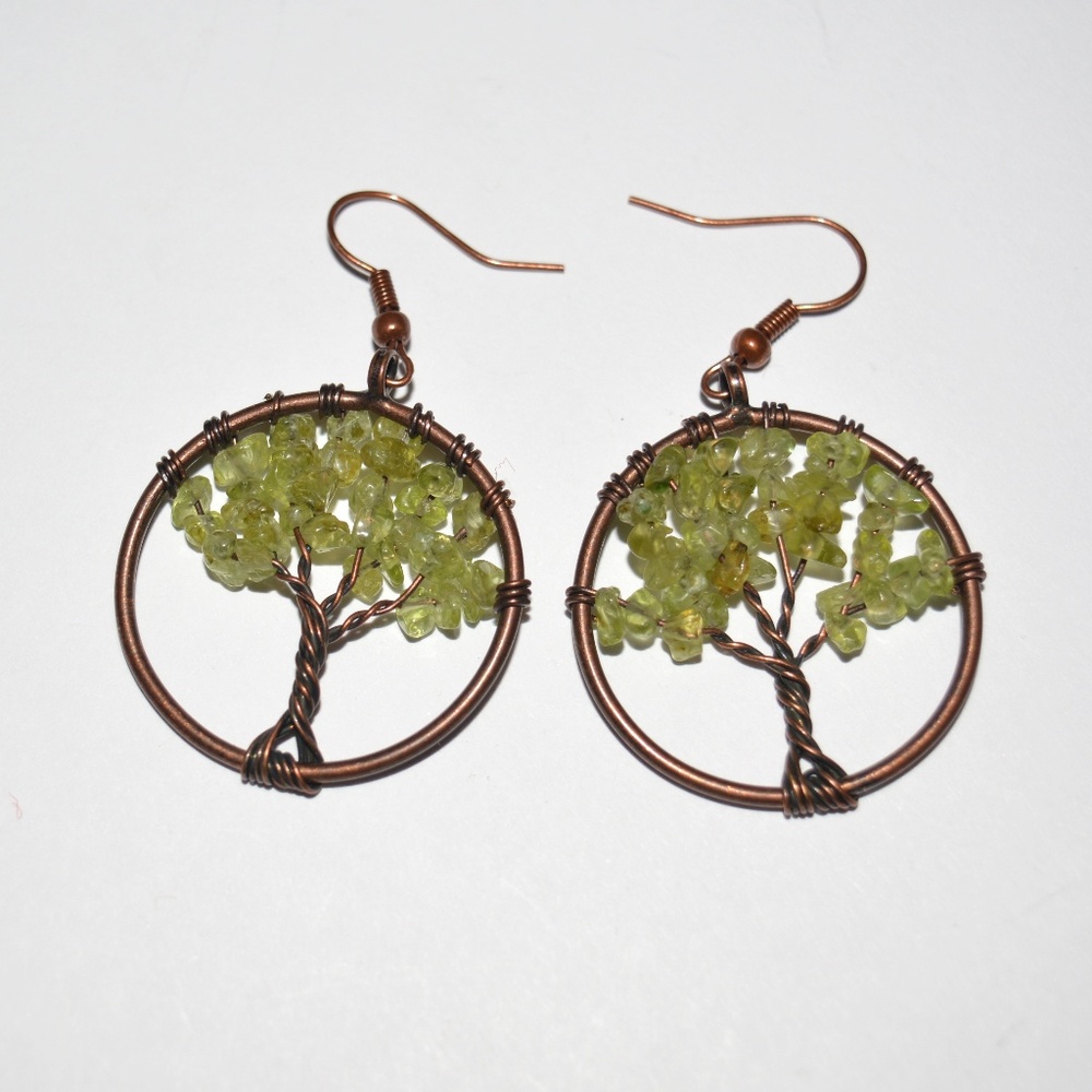 Tree of Life Adventurine Earrings